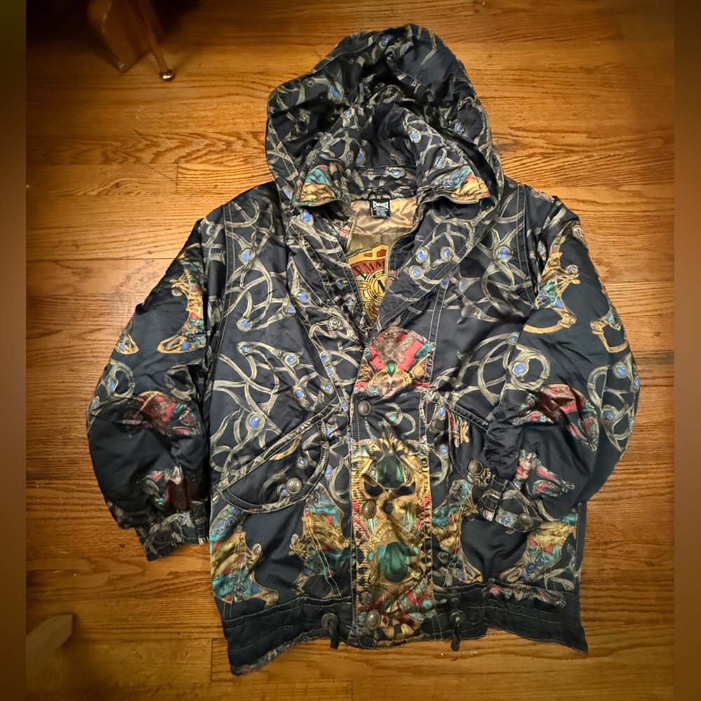 Vintage 1980s Emmegi All Over Graphic Jacket SZ XS